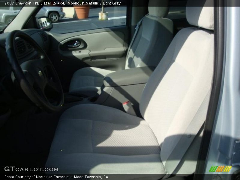 Moondust Metallic / Light Gray 2007 Chevrolet TrailBlazer LS 4x4