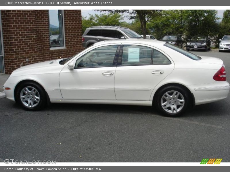 Alabaster White / Stone 2006 Mercedes-Benz E 320 CDI Sedan