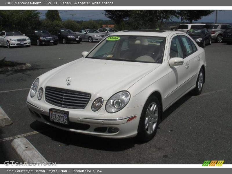 Alabaster White / Stone 2006 Mercedes-Benz E 320 CDI Sedan