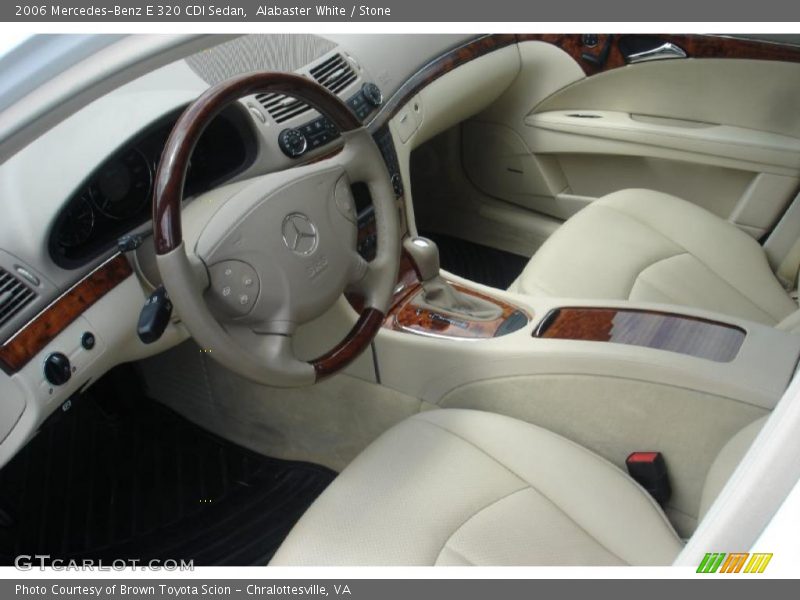 Alabaster White / Stone 2006 Mercedes-Benz E 320 CDI Sedan