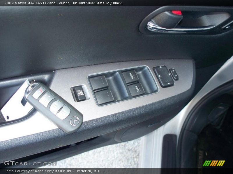 Brilliant Silver Metallic / Black 2009 Mazda MAZDA6 i Grand Touring