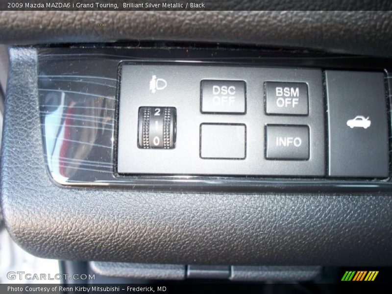 Brilliant Silver Metallic / Black 2009 Mazda MAZDA6 i Grand Touring