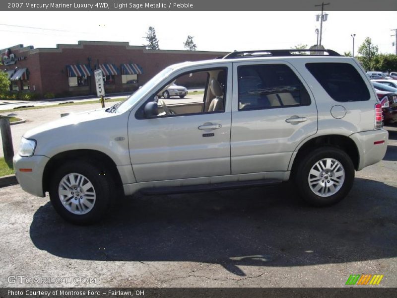 Light Sage Metallic / Pebble 2007 Mercury Mariner Luxury 4WD