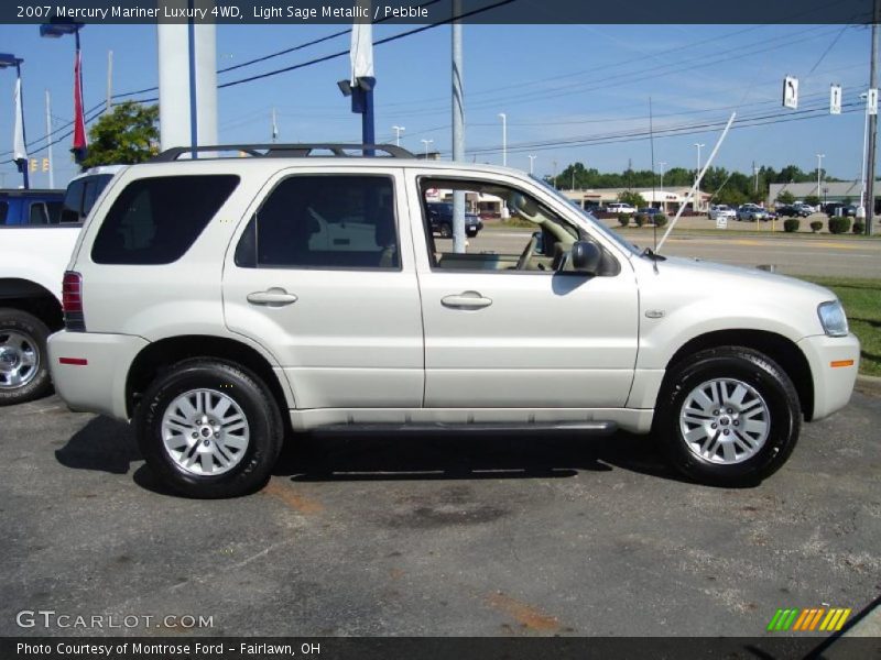 Light Sage Metallic / Pebble 2007 Mercury Mariner Luxury 4WD