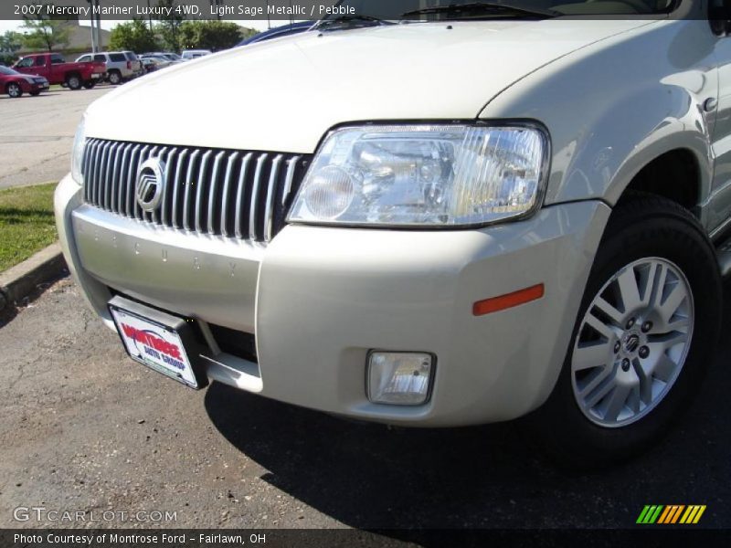 Light Sage Metallic / Pebble 2007 Mercury Mariner Luxury 4WD
