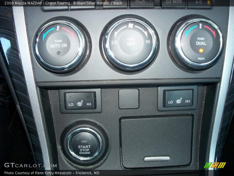 Brilliant Silver Metallic / Black 2009 Mazda MAZDA6 i Grand Touring