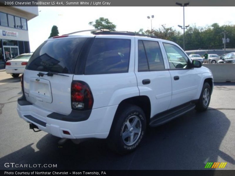 Summit White / Light Gray 2006 Chevrolet TrailBlazer LS 4x4