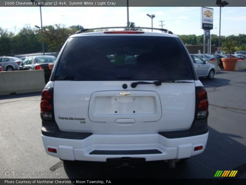 Summit White / Light Gray 2006 Chevrolet TrailBlazer LS 4x4