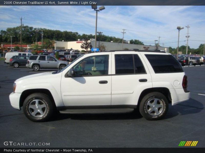 Summit White / Light Gray 2006 Chevrolet TrailBlazer LS 4x4