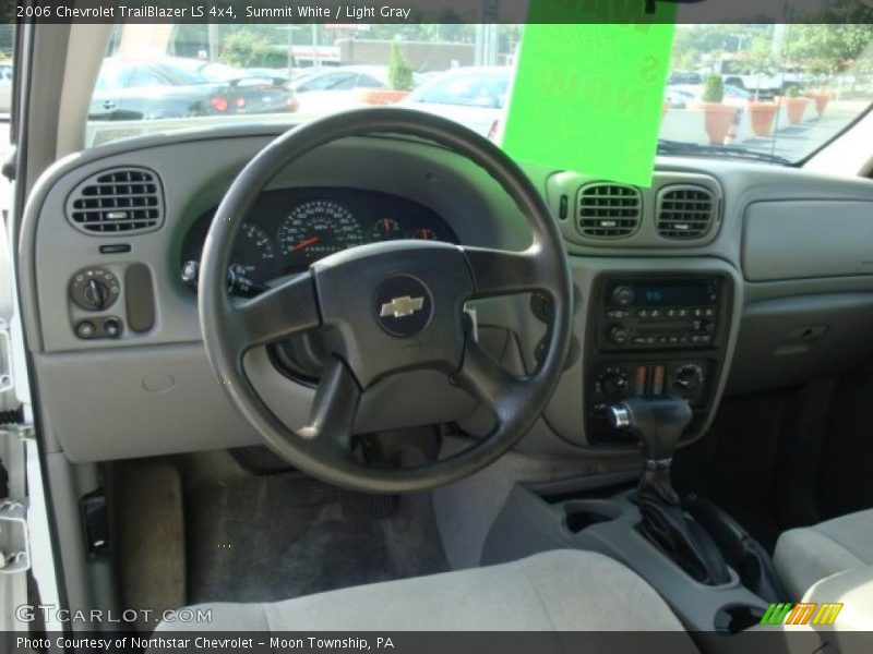 Summit White / Light Gray 2006 Chevrolet TrailBlazer LS 4x4