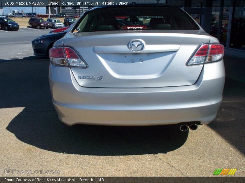 Brilliant Silver Metallic / Black 2009 Mazda MAZDA6 i Grand Touring