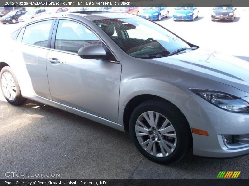 Brilliant Silver Metallic / Black 2009 Mazda MAZDA6 i Grand Touring