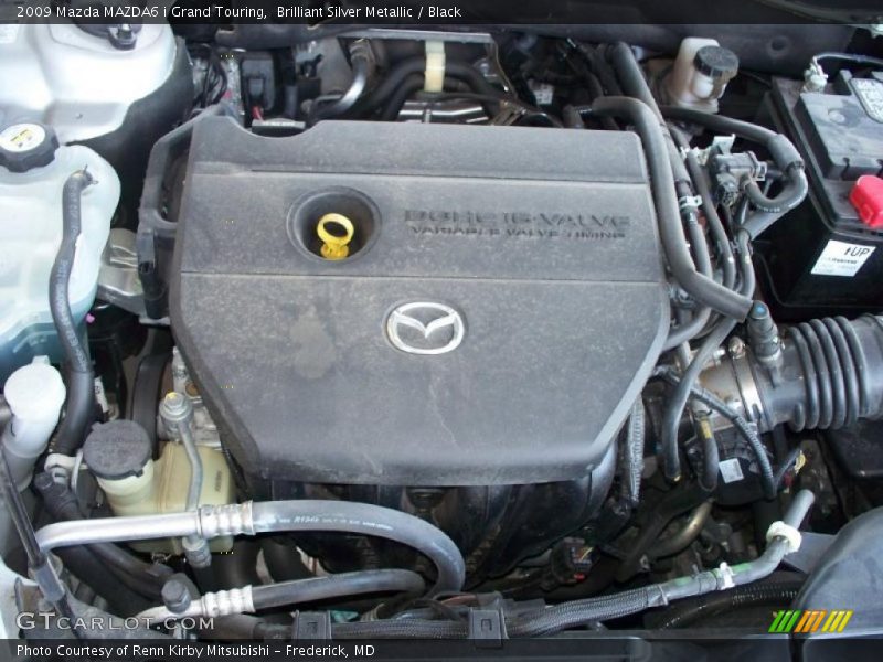 Brilliant Silver Metallic / Black 2009 Mazda MAZDA6 i Grand Touring