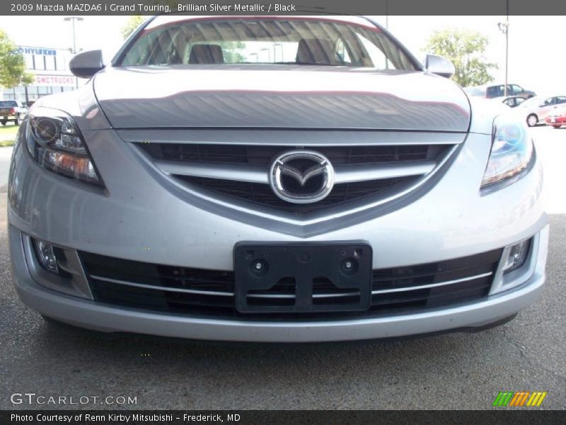 Brilliant Silver Metallic / Black 2009 Mazda MAZDA6 i Grand Touring