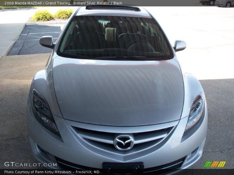 Brilliant Silver Metallic / Black 2009 Mazda MAZDA6 i Grand Touring