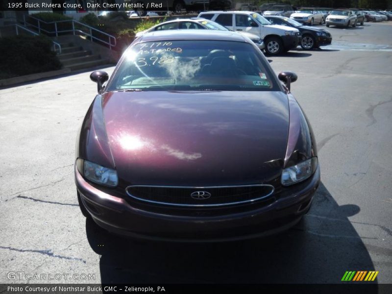 Dark Cherry Metallic / Red 1995 Buick Riviera Coupe