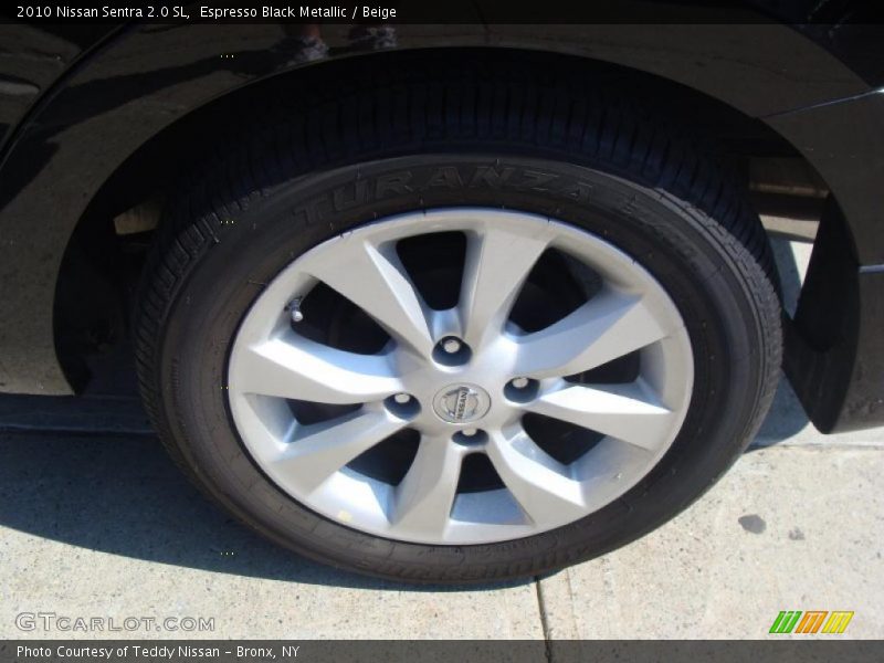 Espresso Black Metallic / Beige 2010 Nissan Sentra 2.0 SL