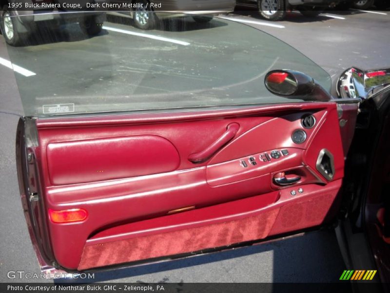 Dark Cherry Metallic / Red 1995 Buick Riviera Coupe