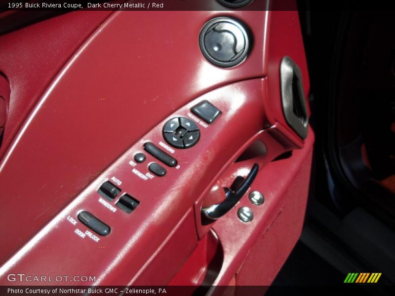 Dark Cherry Metallic / Red 1995 Buick Riviera Coupe