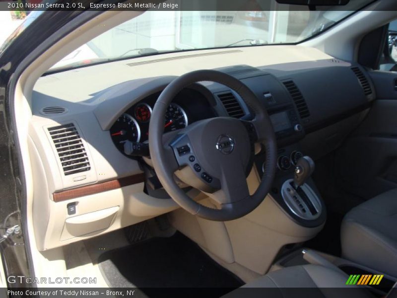 Espresso Black Metallic / Beige 2010 Nissan Sentra 2.0 SL