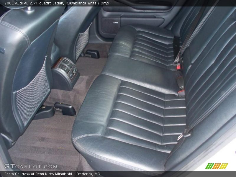 Casablanca White / Onyx 2001 Audi A6 2.7T quattro Sedan