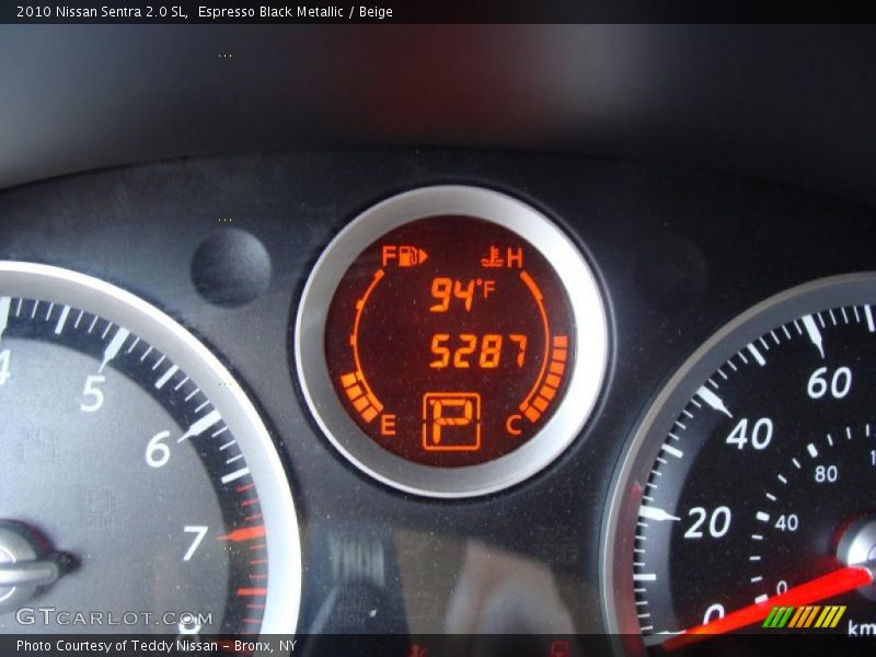 Espresso Black Metallic / Beige 2010 Nissan Sentra 2.0 SL