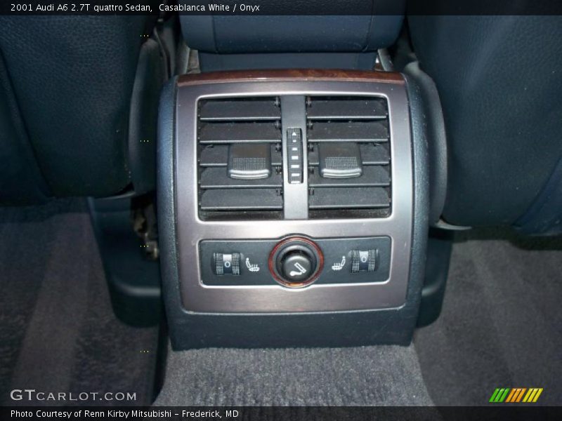 Casablanca White / Onyx 2001 Audi A6 2.7T quattro Sedan