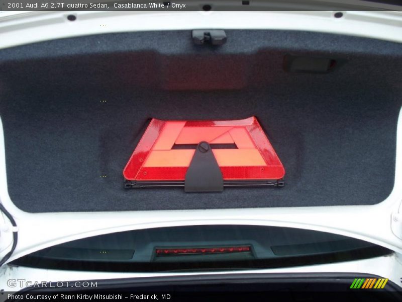 Casablanca White / Onyx 2001 Audi A6 2.7T quattro Sedan