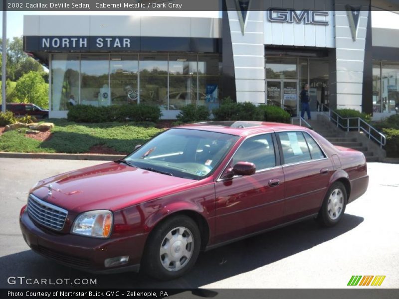 Cabernet Metallic / Dark Gray 2002 Cadillac DeVille Sedan
