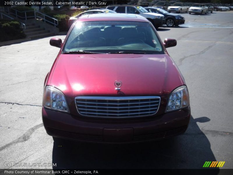 Cabernet Metallic / Dark Gray 2002 Cadillac DeVille Sedan