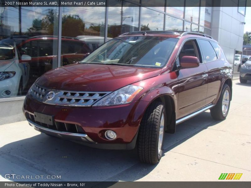 Merlot Pearl / Cafe Latte 2007 Nissan Murano SL AWD