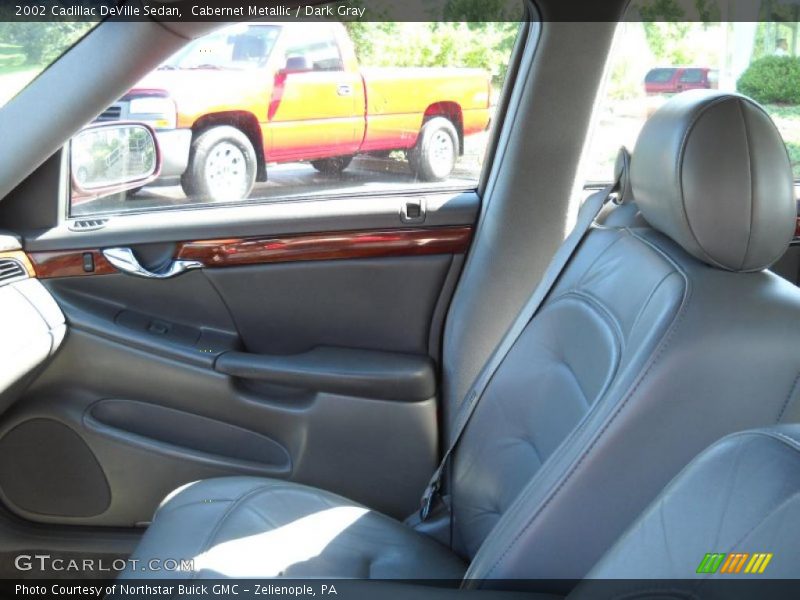 Cabernet Metallic / Dark Gray 2002 Cadillac DeVille Sedan