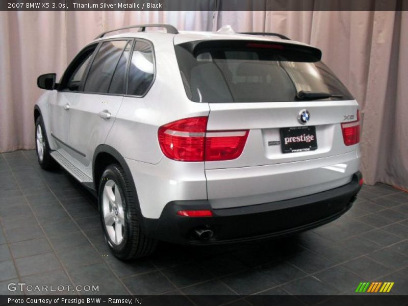 Titanium Silver Metallic / Black 2007 BMW X5 3.0si