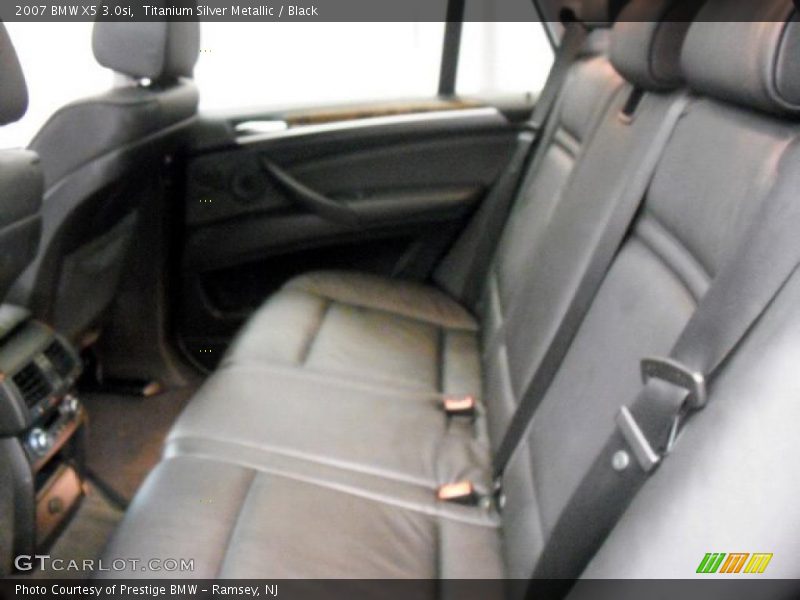 Titanium Silver Metallic / Black 2007 BMW X5 3.0si