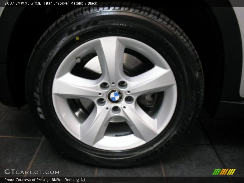 Titanium Silver Metallic / Black 2007 BMW X5 3.0si