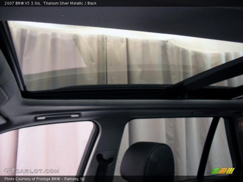 Titanium Silver Metallic / Black 2007 BMW X5 3.0si