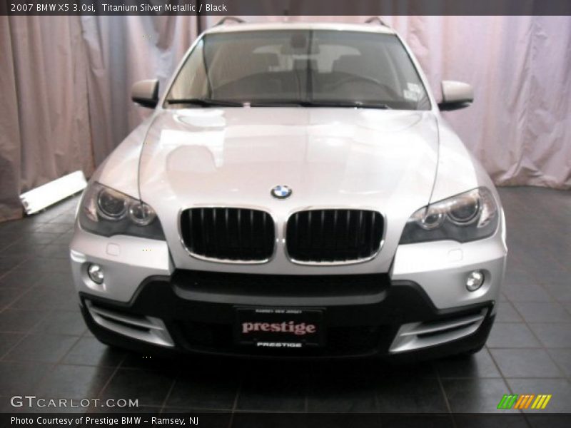 Titanium Silver Metallic / Black 2007 BMW X5 3.0si