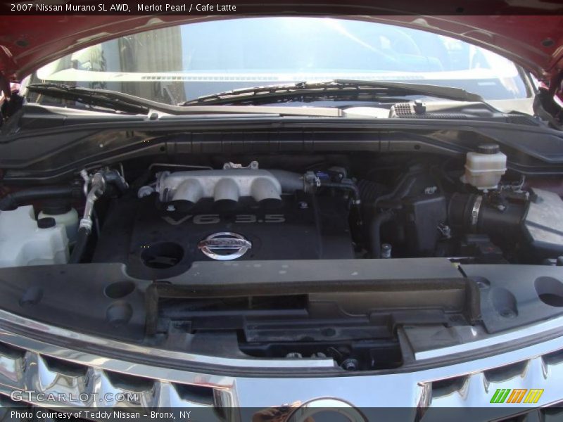 Merlot Pearl / Cafe Latte 2007 Nissan Murano SL AWD
