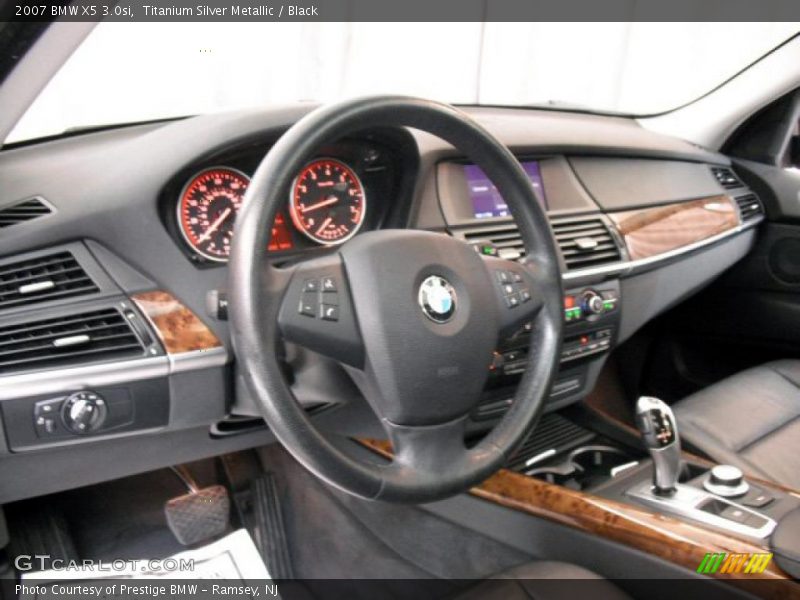 Titanium Silver Metallic / Black 2007 BMW X5 3.0si