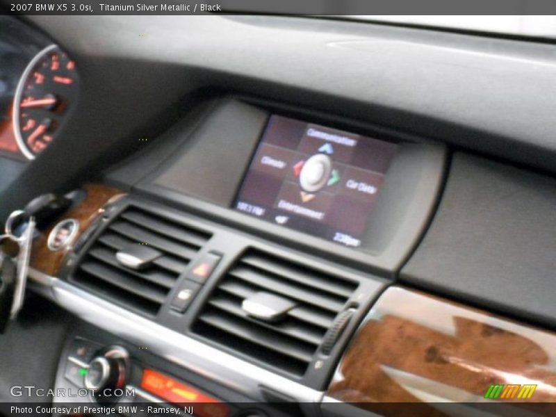 Titanium Silver Metallic / Black 2007 BMW X5 3.0si