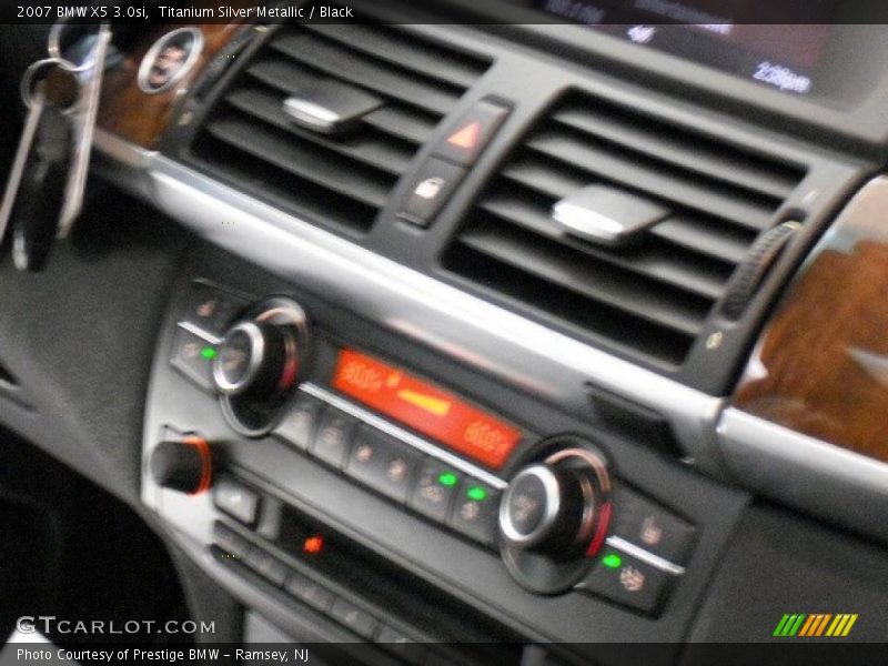 Titanium Silver Metallic / Black 2007 BMW X5 3.0si