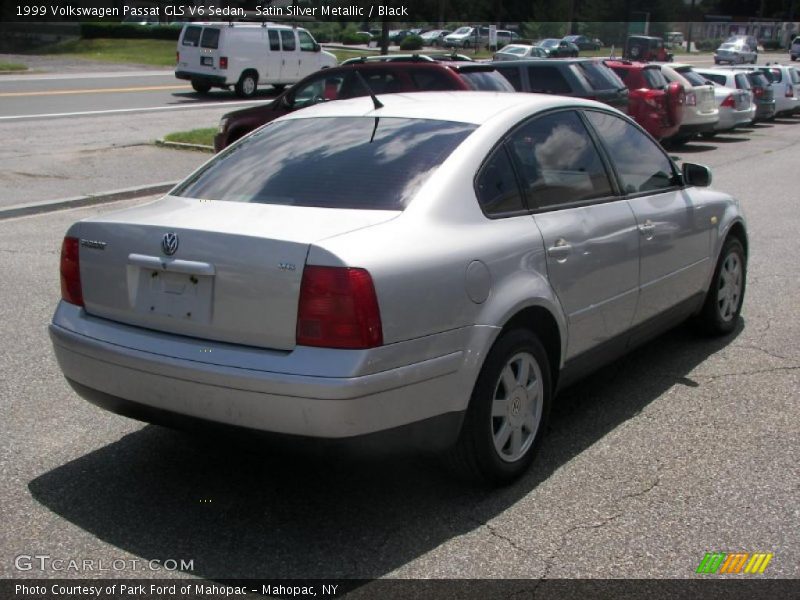Satin Silver Metallic / Black 1999 Volkswagen Passat GLS V6 Sedan