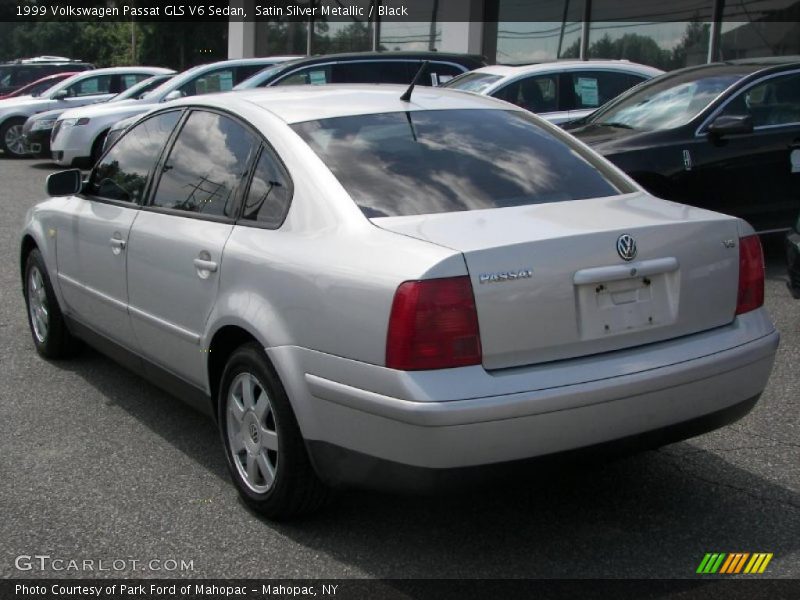 Satin Silver Metallic / Black 1999 Volkswagen Passat GLS V6 Sedan