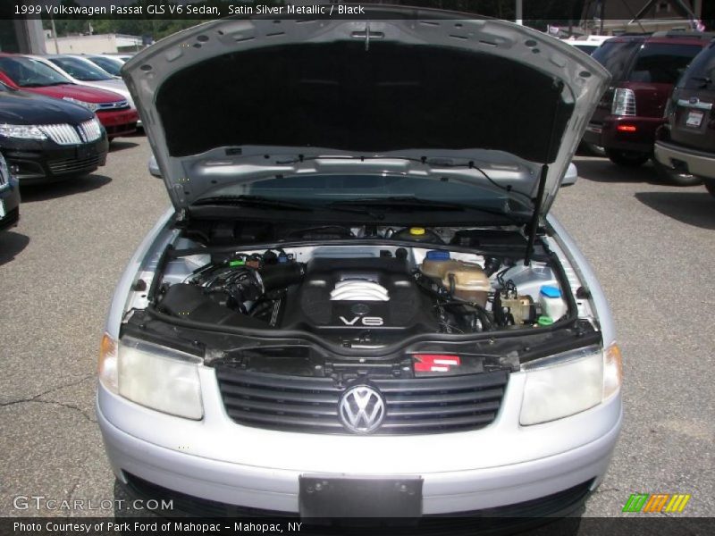 Satin Silver Metallic / Black 1999 Volkswagen Passat GLS V6 Sedan