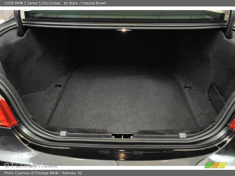 Jet Black / Natural Brown 2008 BMW 5 Series 528xi Sedan