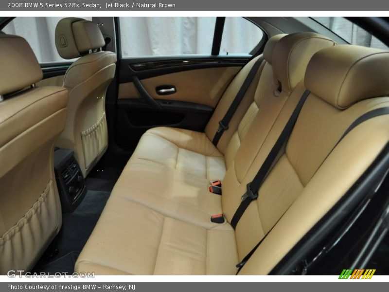 Jet Black / Natural Brown 2008 BMW 5 Series 528xi Sedan