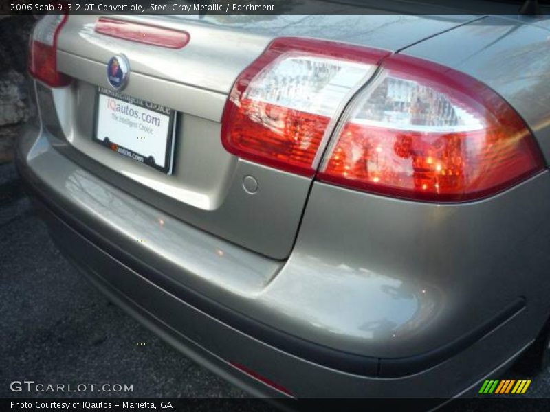 Steel Gray Metallic / Parchment 2006 Saab 9-3 2.0T Convertible