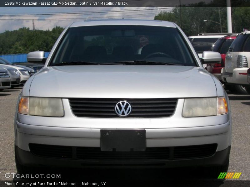 Satin Silver Metallic / Black 1999 Volkswagen Passat GLS V6 Sedan