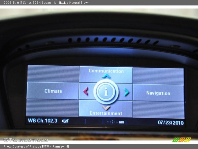Jet Black / Natural Brown 2008 BMW 5 Series 528xi Sedan