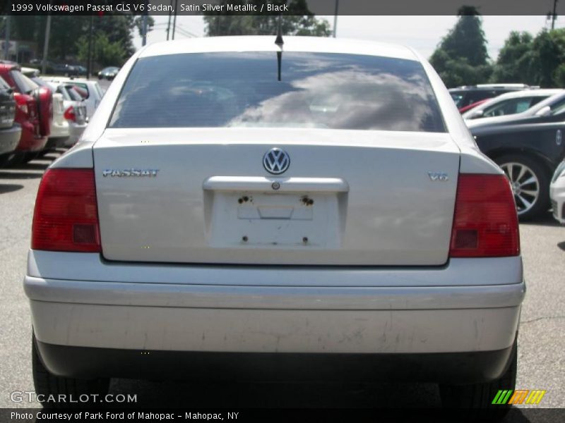 Satin Silver Metallic / Black 1999 Volkswagen Passat GLS V6 Sedan